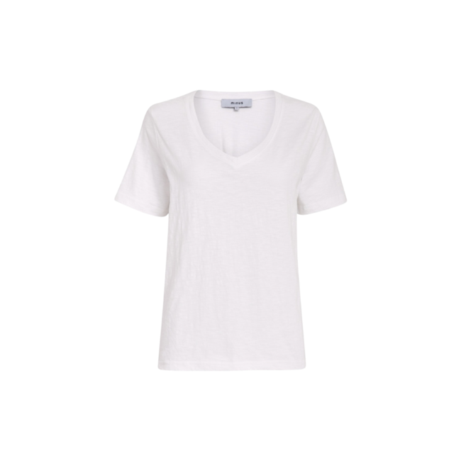 Leti V-Neck Tee - White