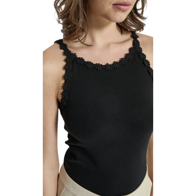 Alice GOTS Strap Top - Dark Navy