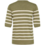 Annemette SS Pullover - Dusky Green Stripe
