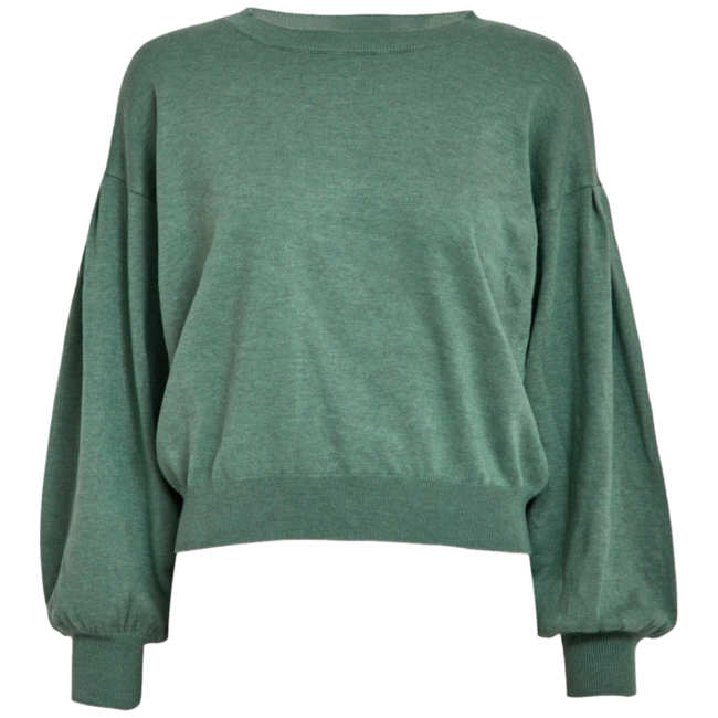 Melea Knit Pullover - Frosty Spruce Mel.