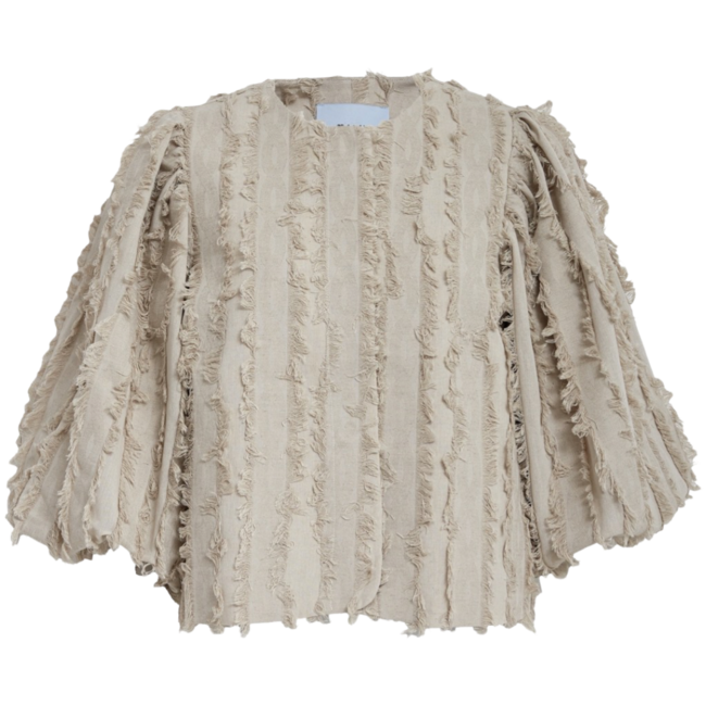 Venja Short Jacket - Sand Grey