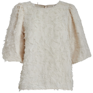Peppercorn Ingrid Blouse - Whitecap Grey