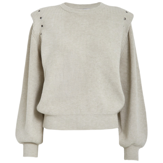 Katharina Knit Pullover - Sand Grey