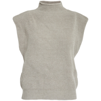 Minus Naomi Knit Vest - String Grey
