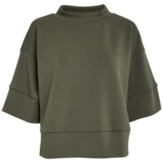 Peppercorn Dicette Half Sleeve Blouse - Grape Leaf