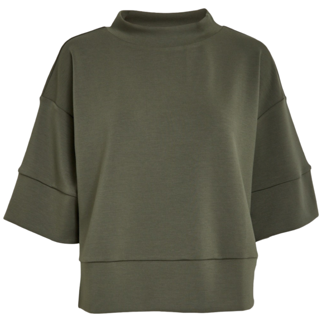 Dicette Half Sleeve Blouse - Grape Leaf