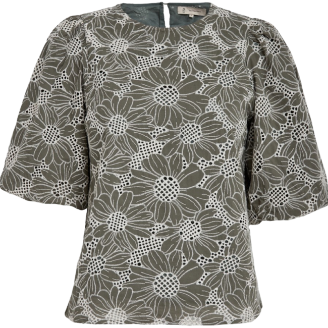 Izla Half Sleeve Blouse - Mermaid
