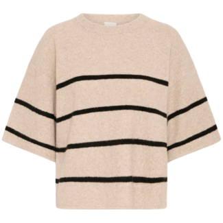 ICHI DALISSA SS - Oatmeal W. Meteorite Stripe