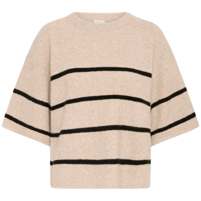 DALISSA SS - Oatmeal W. Meteorite Stripe