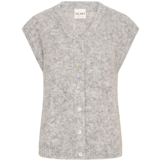 ICHI BELABLUE WA - Light Grey Melange