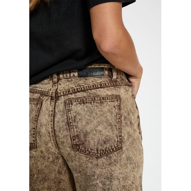 Jess Low Waisted Jeans - Walnut Melange
