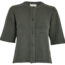 Delta Short Sleeve Knit Cardigan - Thyme Green