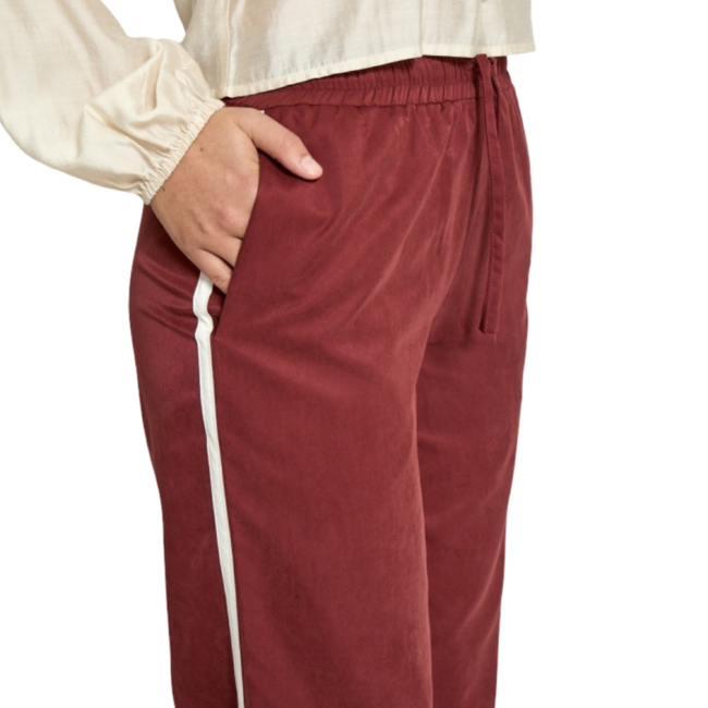 Karen Mid Waisted Pant - Apple Butter Brown