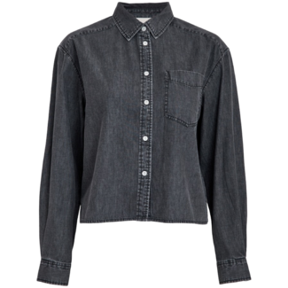 Desires Iris Shirt - Grey Wash