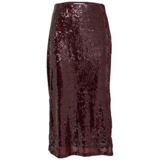 Minus Zidda Midi Skirt - Cordovan