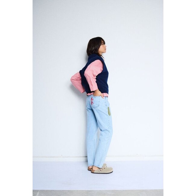 GILEY SH - Birch Pink Stripe