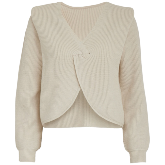 Kaida Knit Pullover - Cloud Dancer