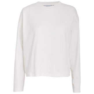 Minus Denisa GOTS Long Sleeve T-Shirt - Cloud Dancer