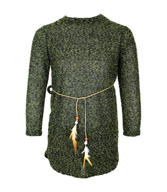 Babes & Binkies Sweater dress Lily groen