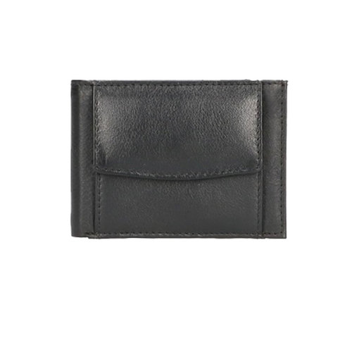 LD Leather Design Heren portemonnee muntvak aan buitenkant LD Leather Design Heren portemonnee muntvak aan buitenkant