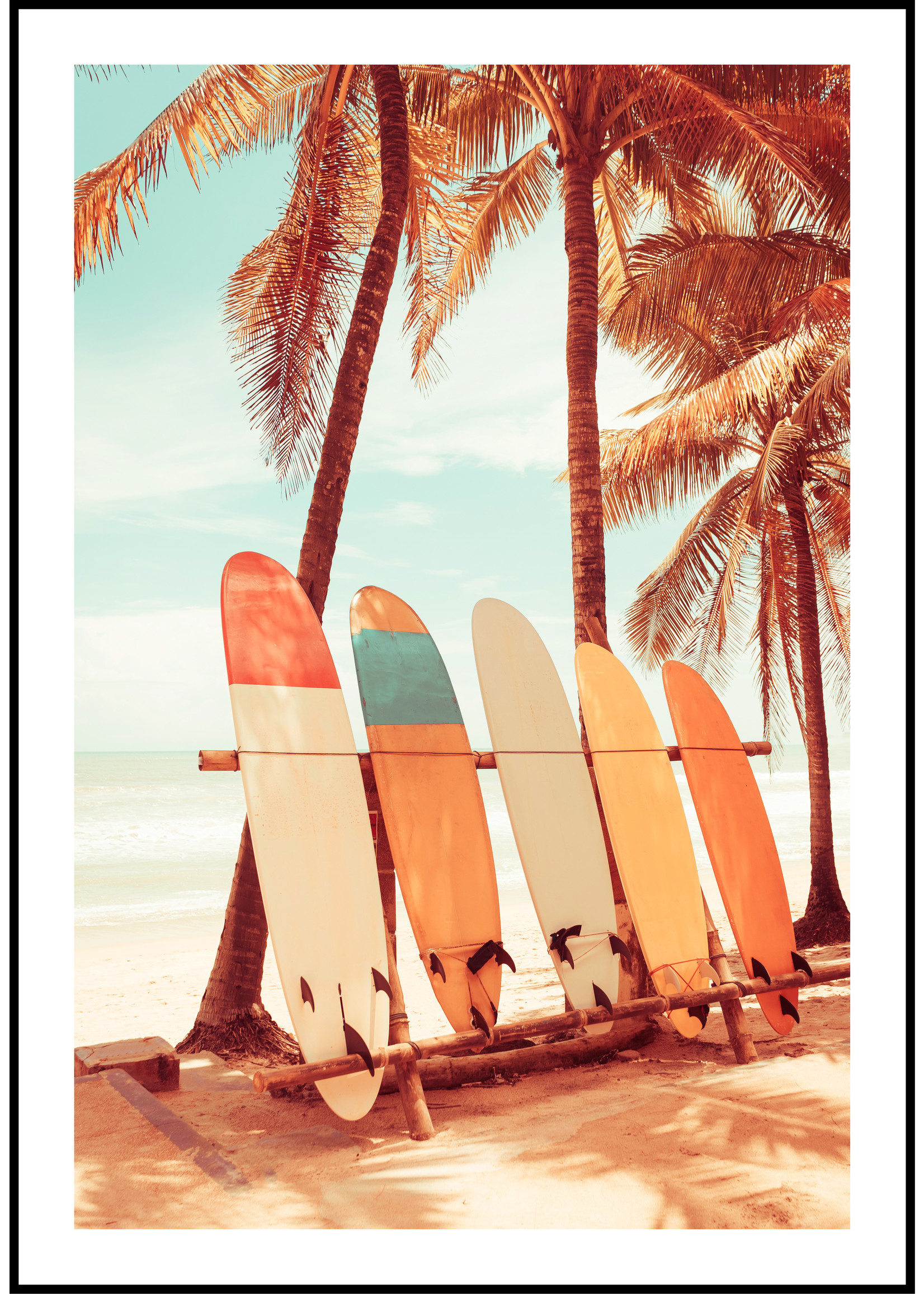 Dunnebier Home Poster Vintage surfplanken