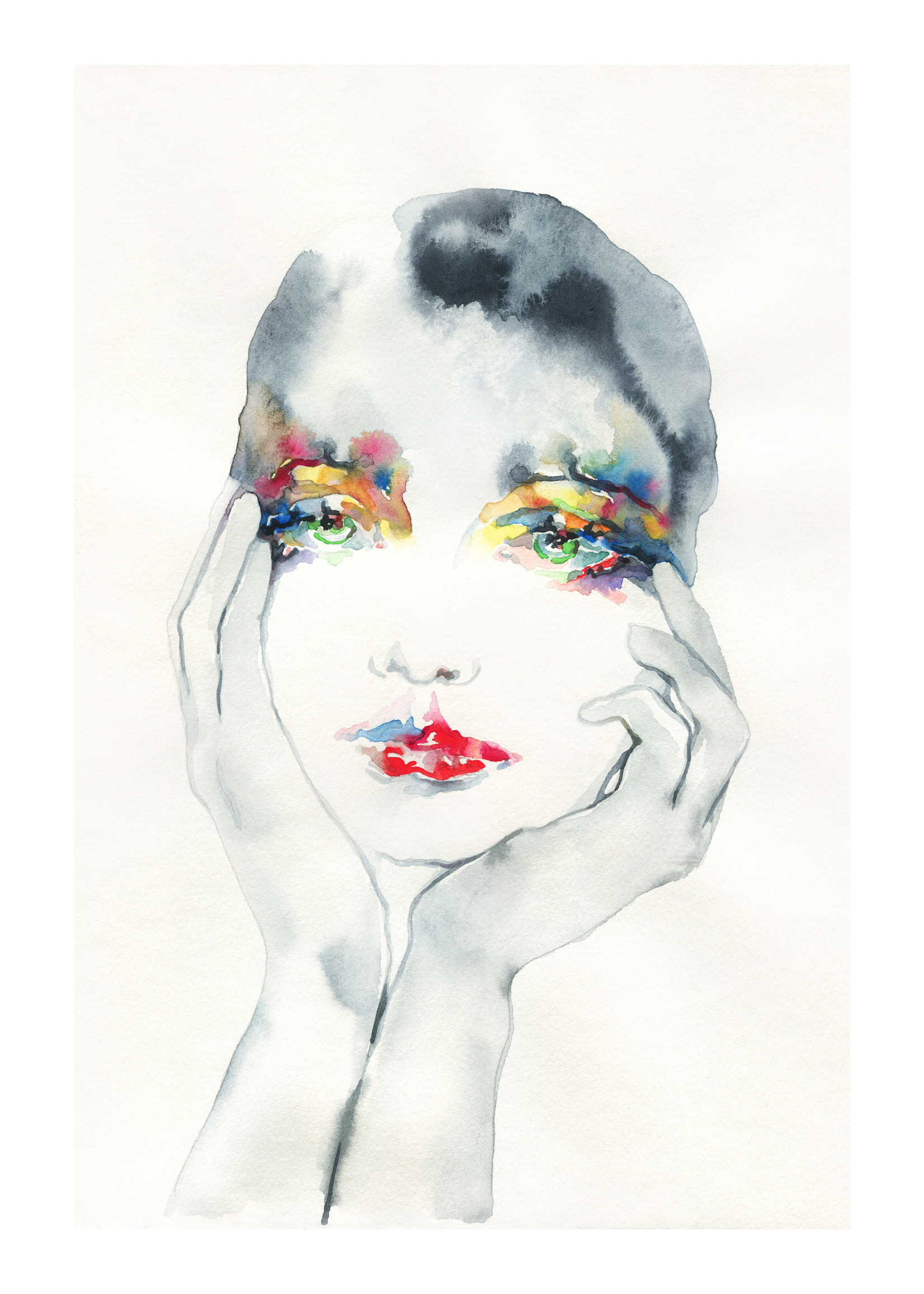 Dunnebier Home Poster Aquarel eyeshadow No2