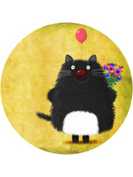 Dunnebier Home Muursticker Black Cat_Happy Birthday