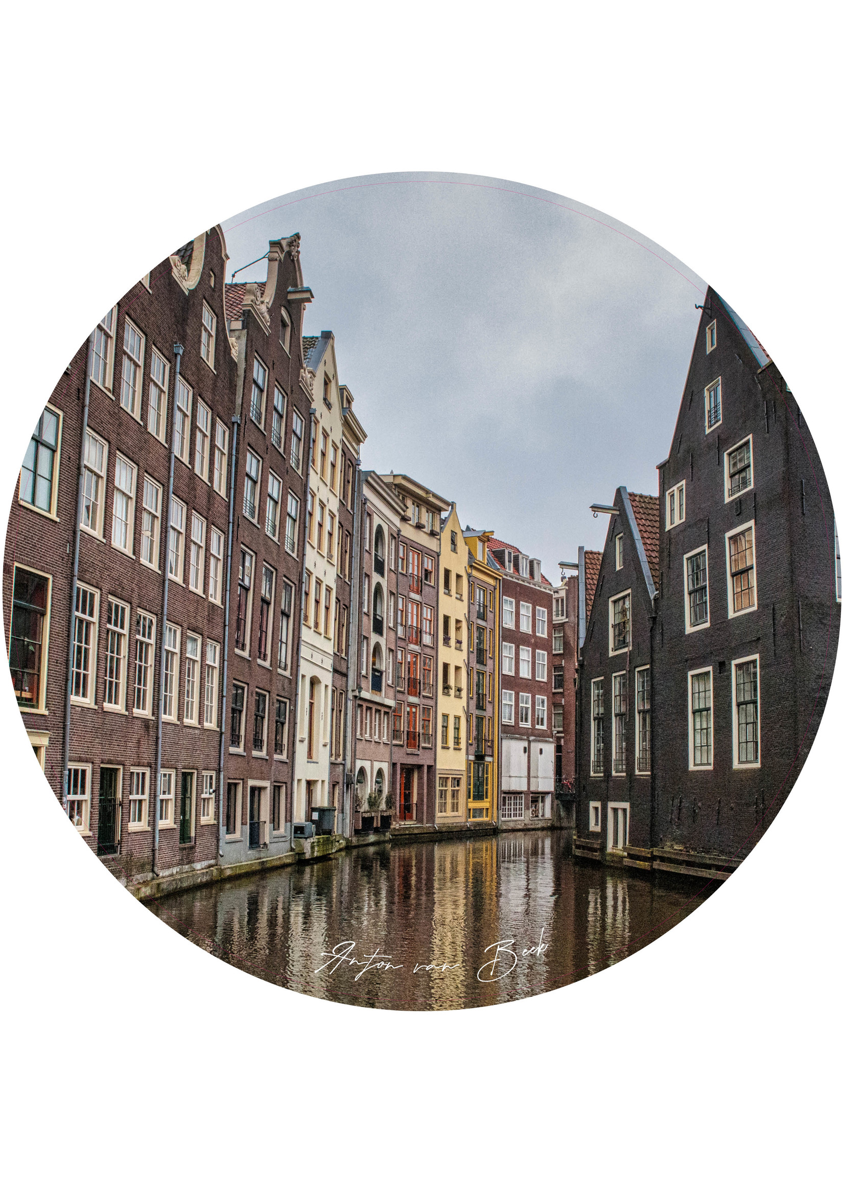 Dunnebier Home Muursticker Amsterdam - verwijderbaar