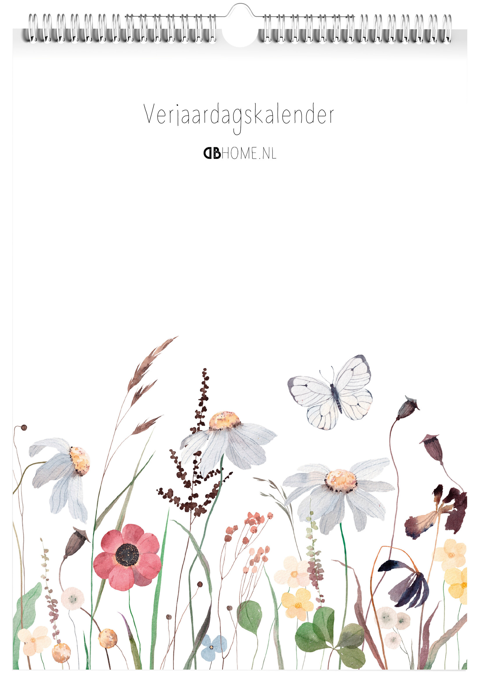 Dunnebier Home Verjaardagskalender Bloemen / Flowers