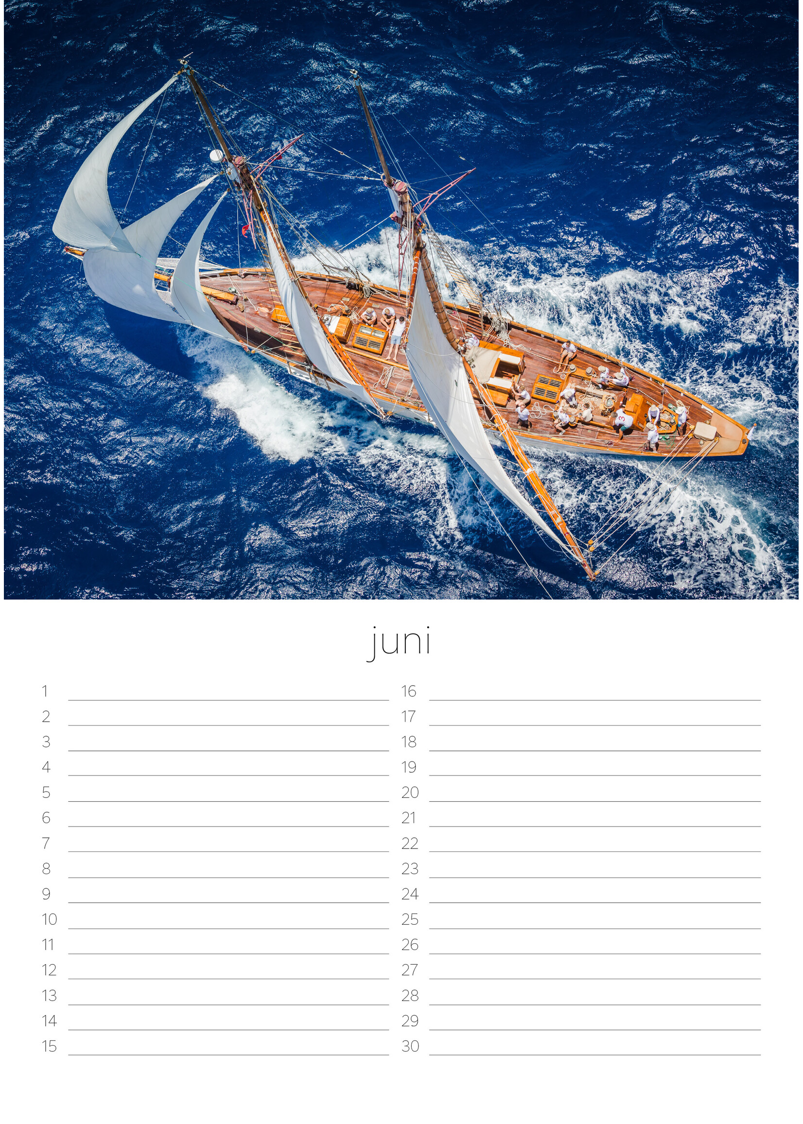 Dunnebier Home Verjaardagskalender Classic Yacht
