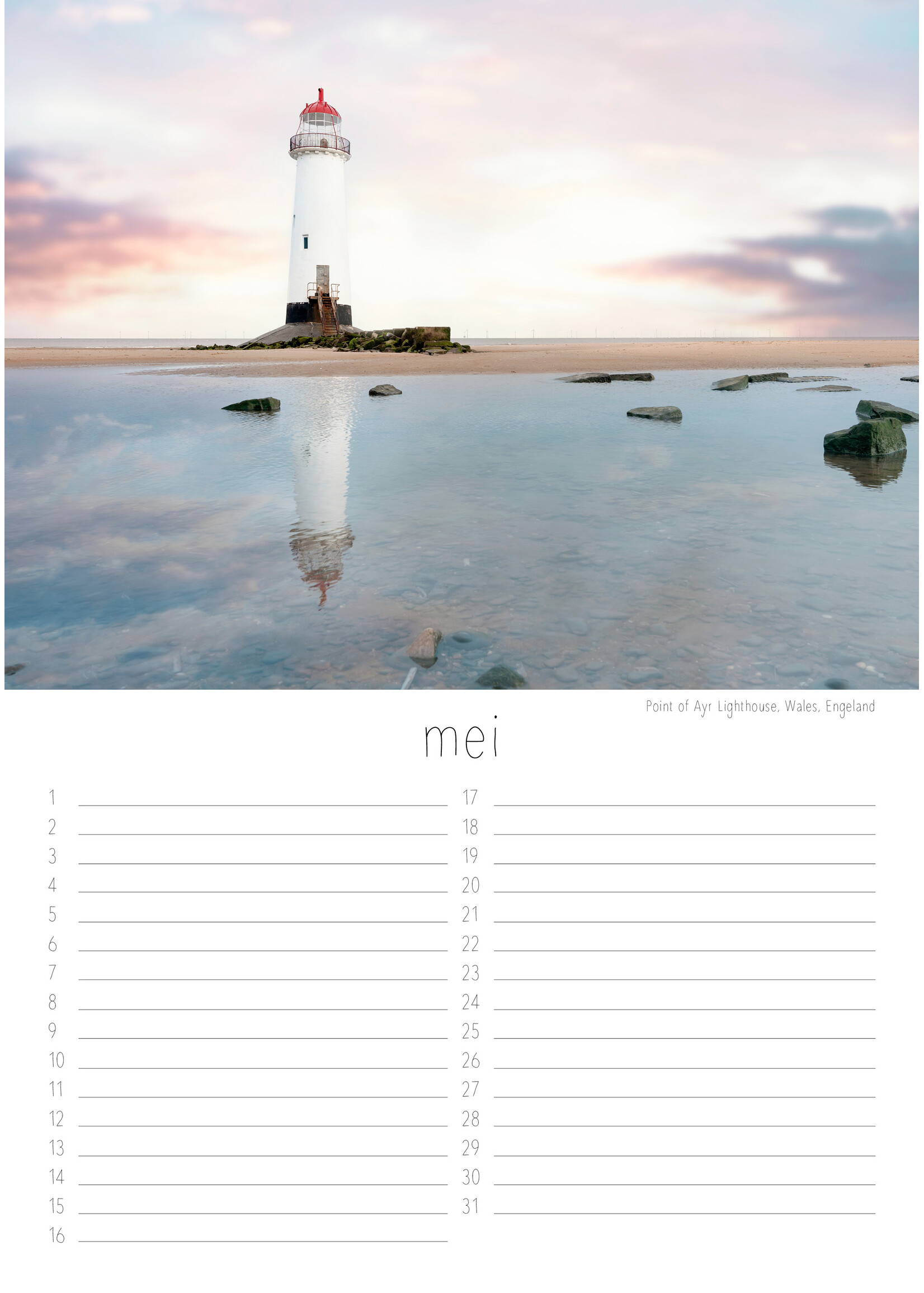 Dunnebier Home Verjaardagskalender Vuurtoren