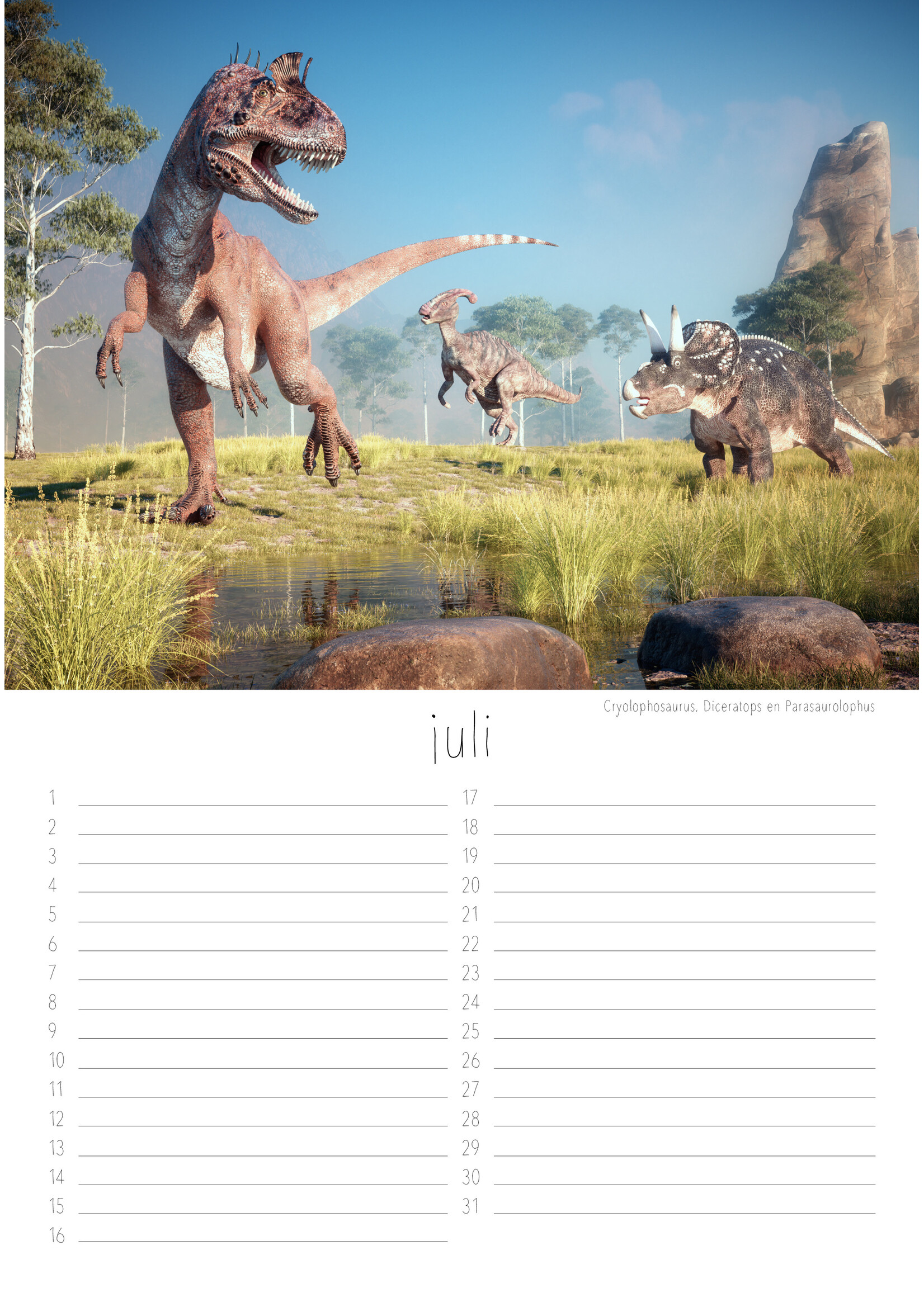 Dunnebier Home Verjaardagskalender Dino