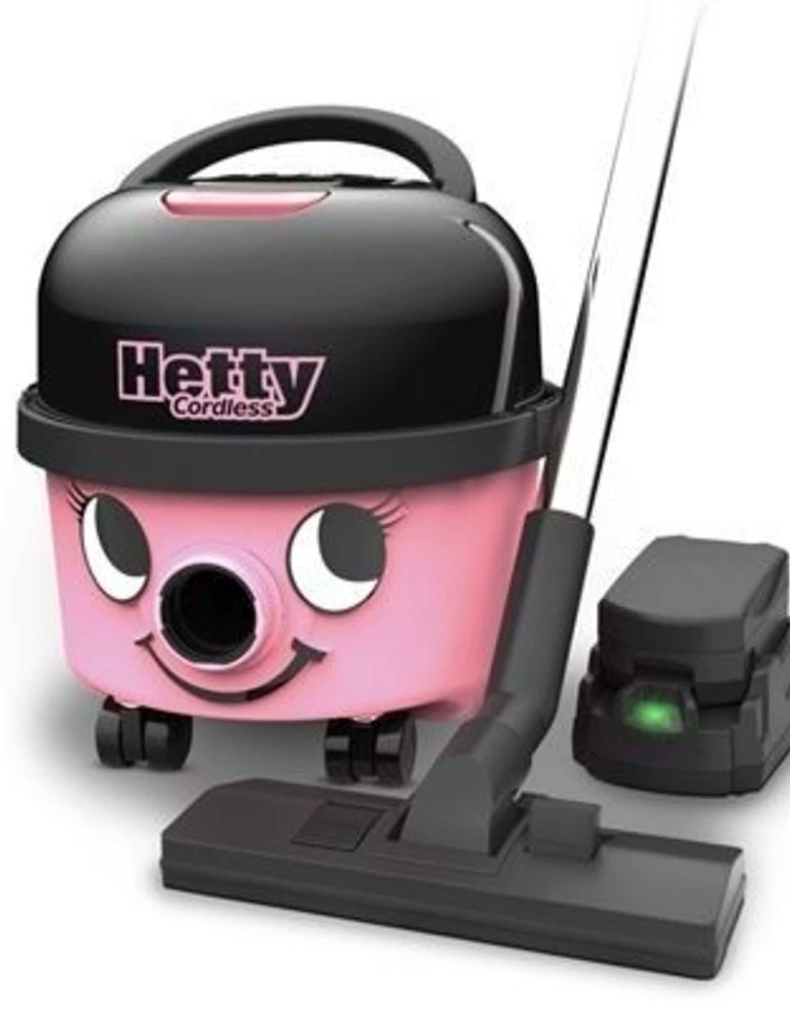 NUMATIC Batterijstofzuiger Hetty Cordless HEB 160 roze met kit AS29E