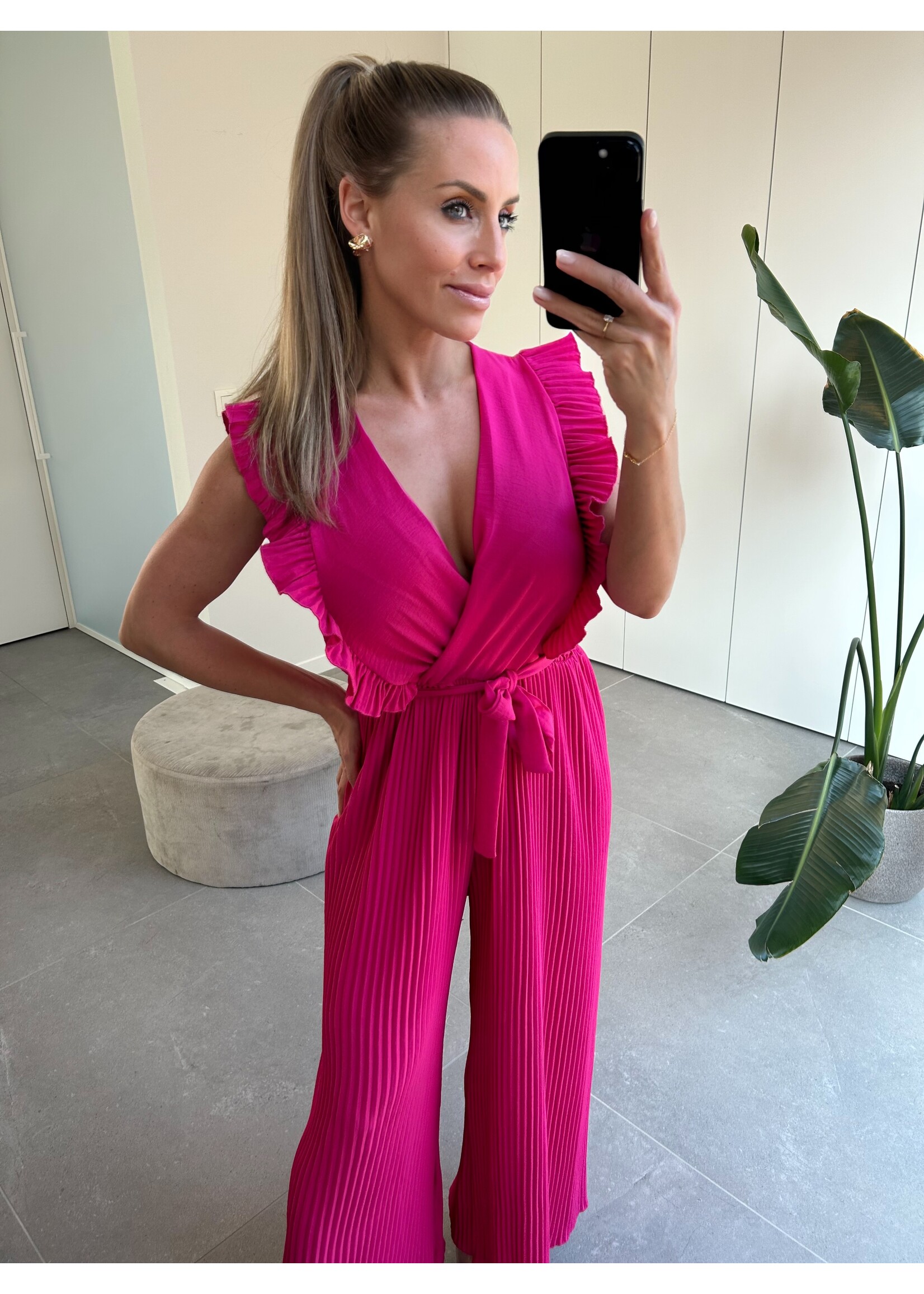 ELLA Jumpsuit - Fuchsia