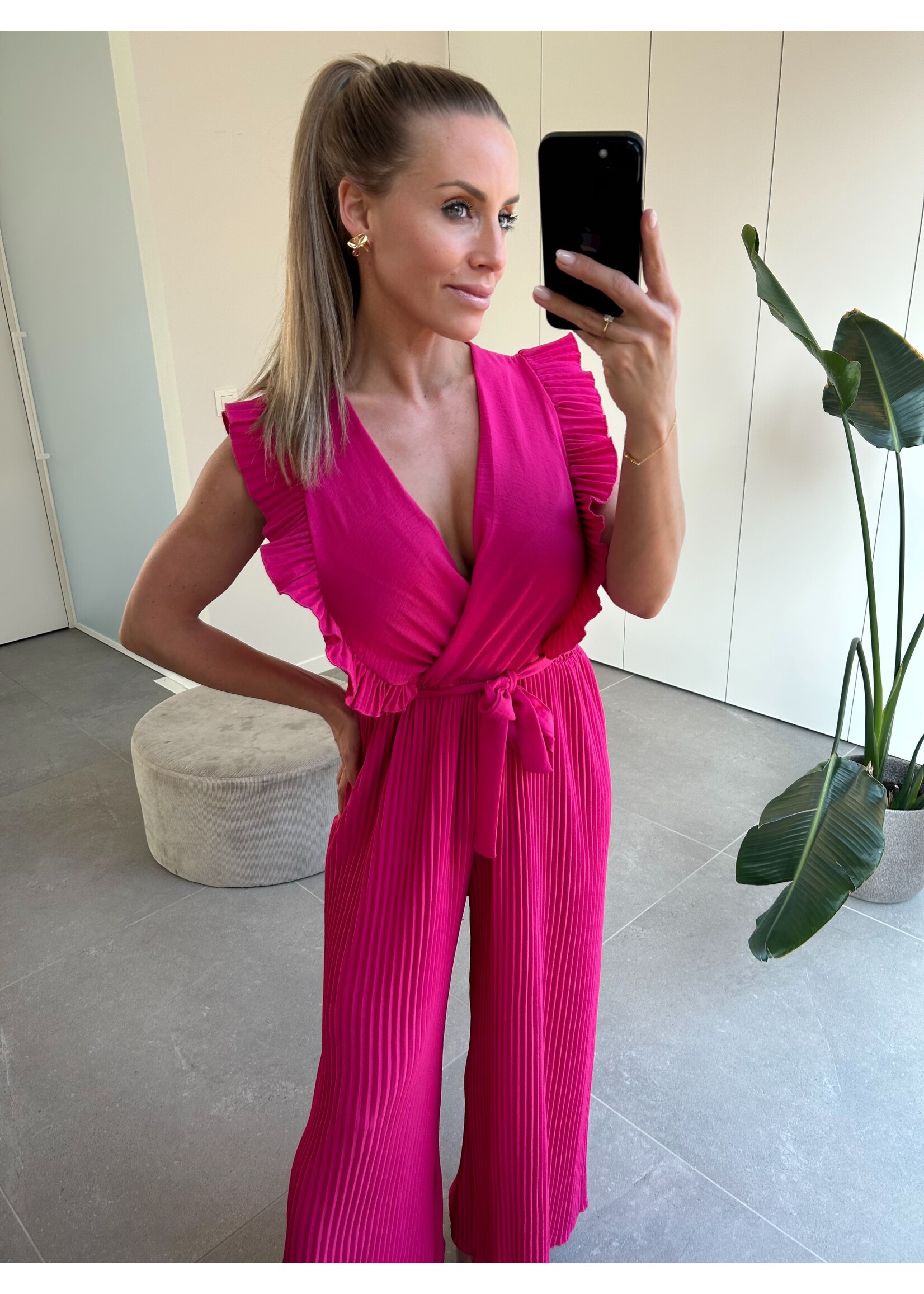 ELLA Jumpsuit - Fuchsia