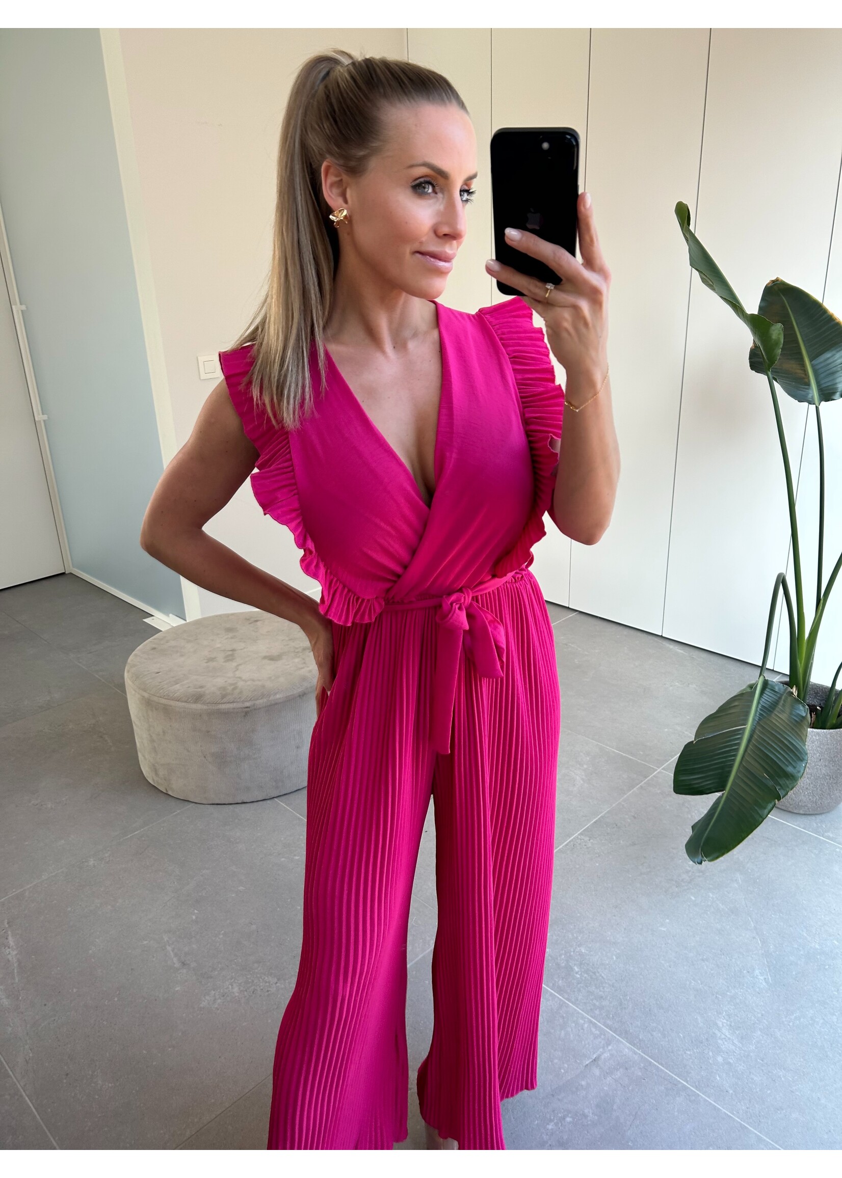 ELLA Jumpsuit - Fuchsia