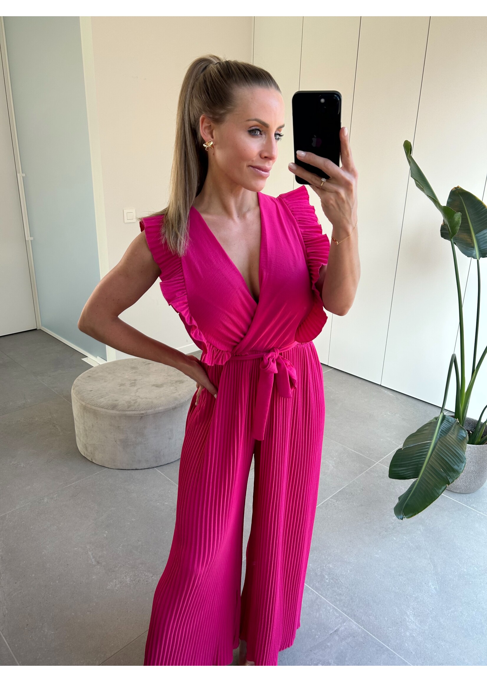 ELLA Jumpsuit - Fuchsia