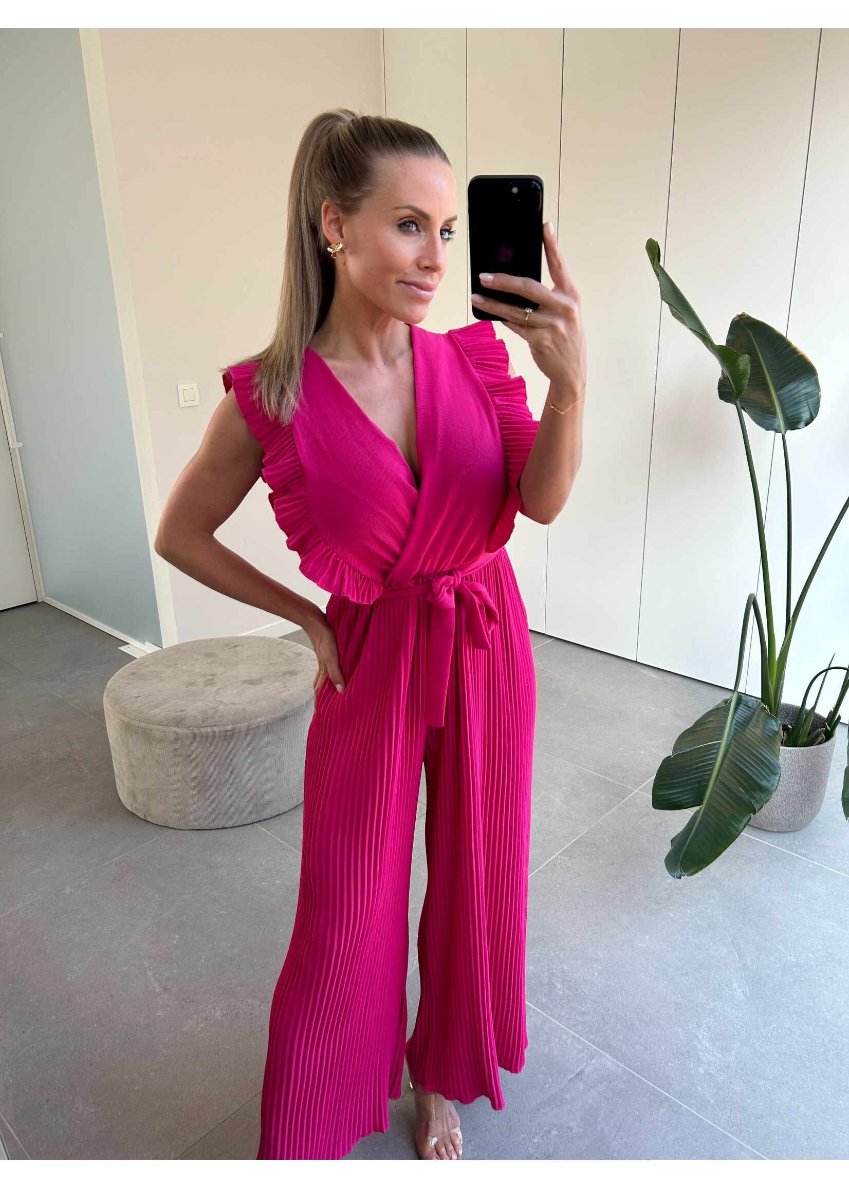 ELLA Jumpsuit - Fuchsia