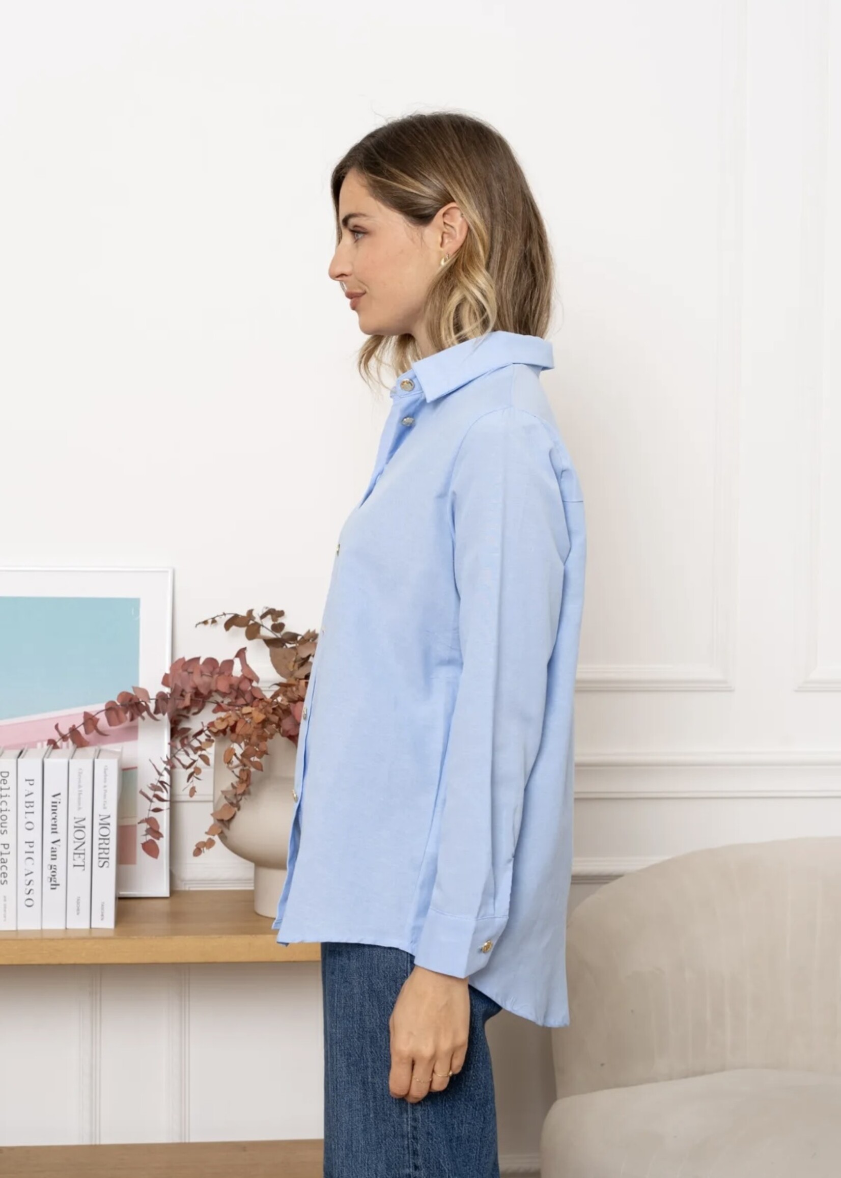 ELLA Blouse - Blue