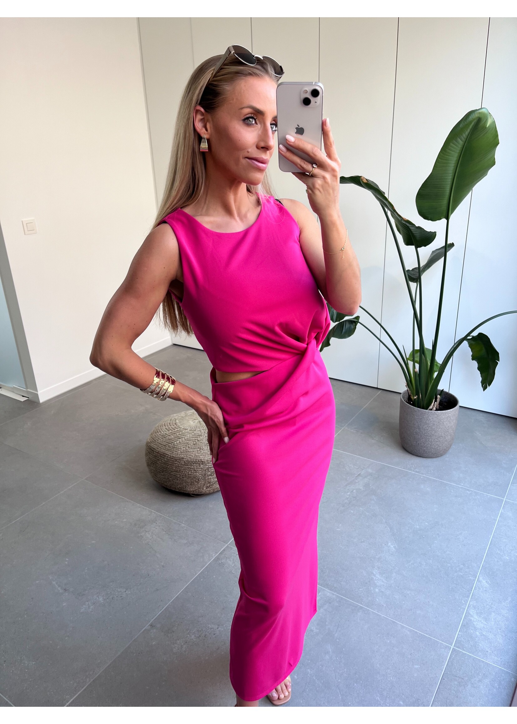 IRIS Dress - Fuchsia