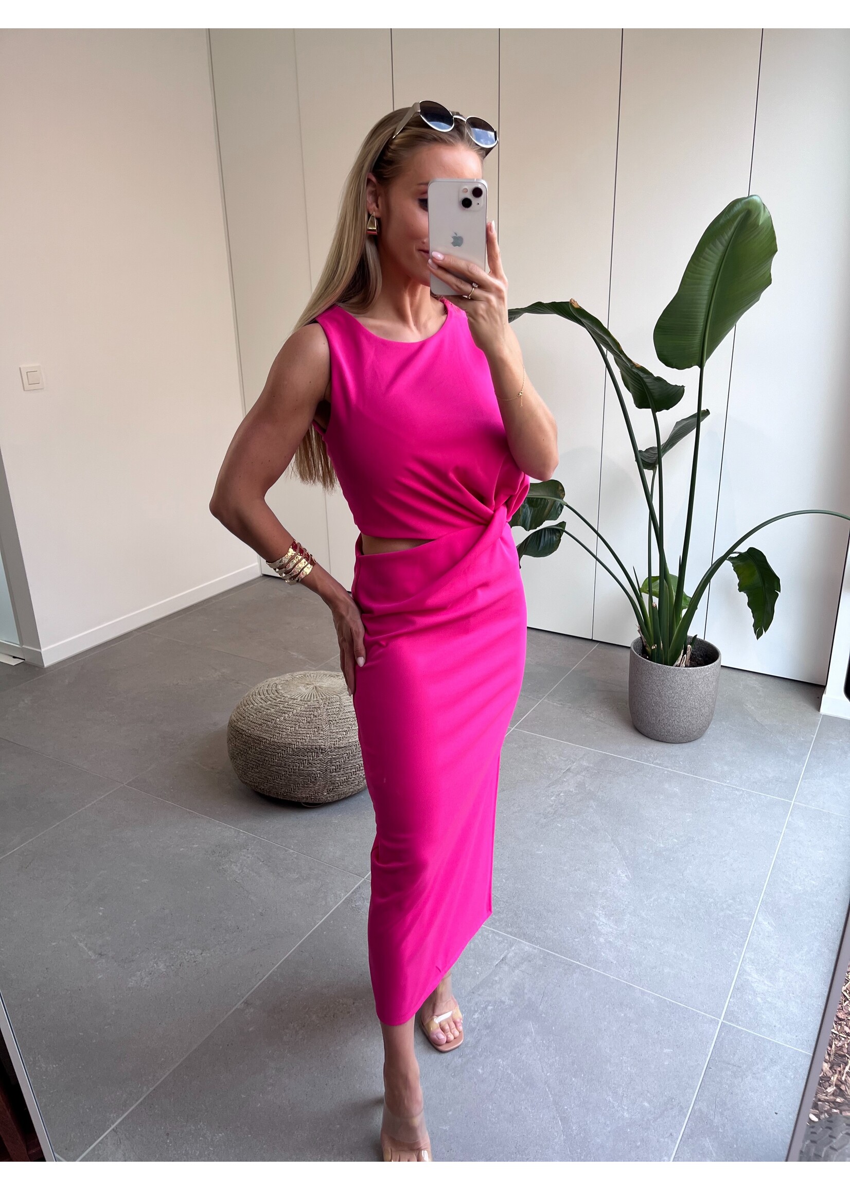 IRIS Dress - Fuchsia