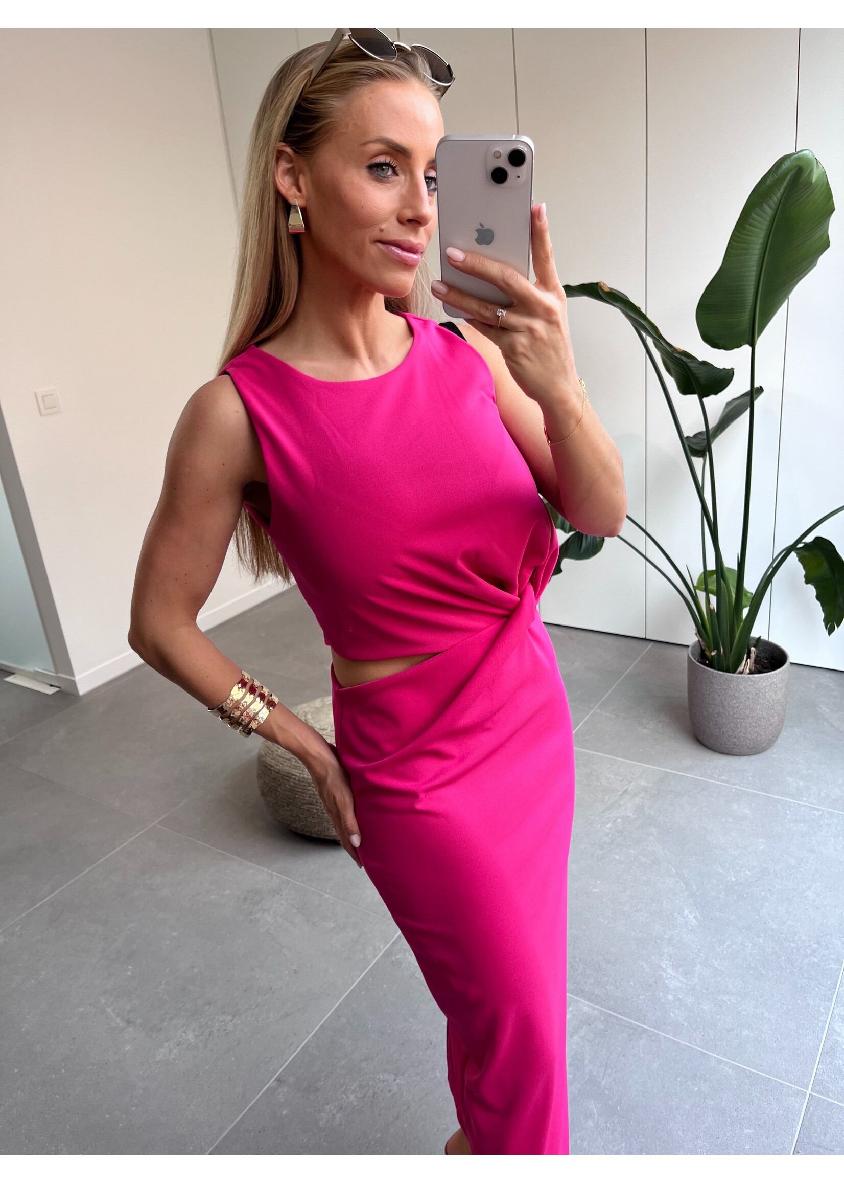 IRIS Dress - Fuchsia
