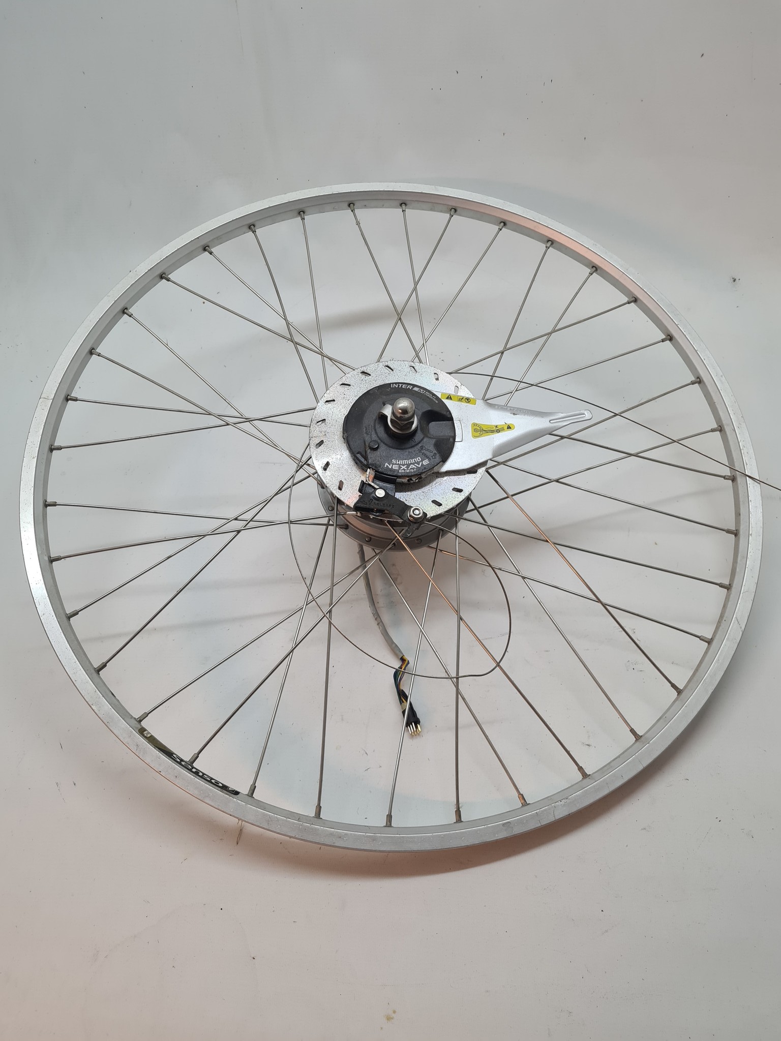 Gazelle voorwiel met pins motor - used-e-bike parts