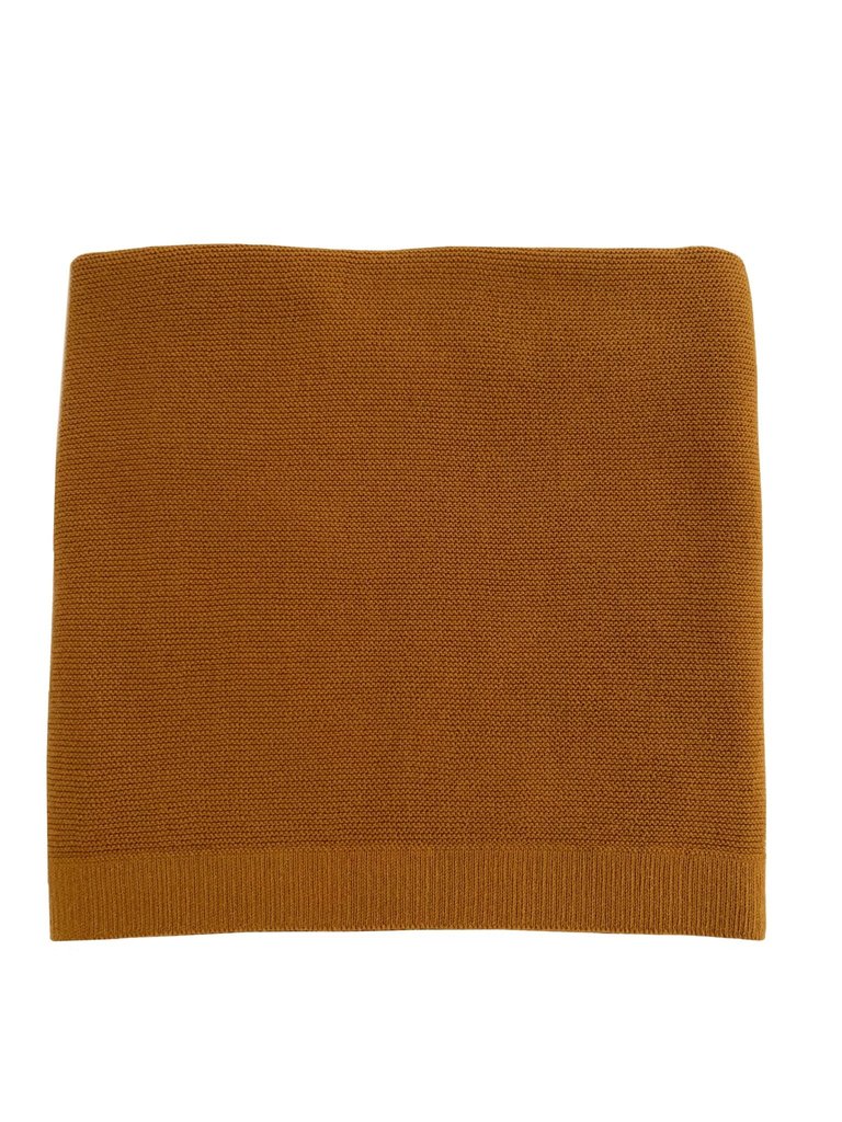 Hvid Blanket DEEDEE caramel