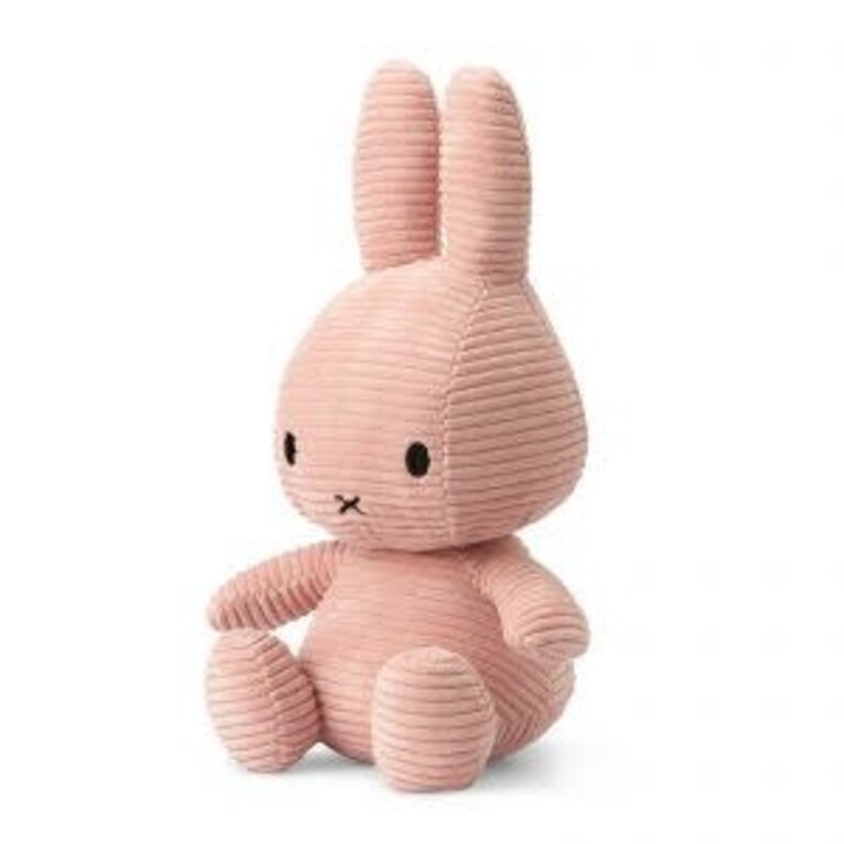 Nijntje lifestyle Miffy Sitting Corduroy Pink – 50 cm