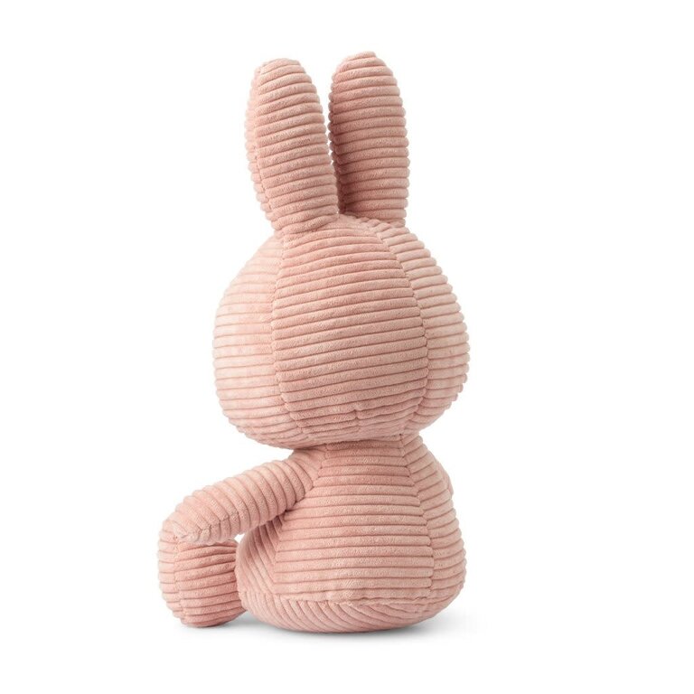 Nijntje lifestyle Miffy Sitting Corduroy Pink – 50 cm
