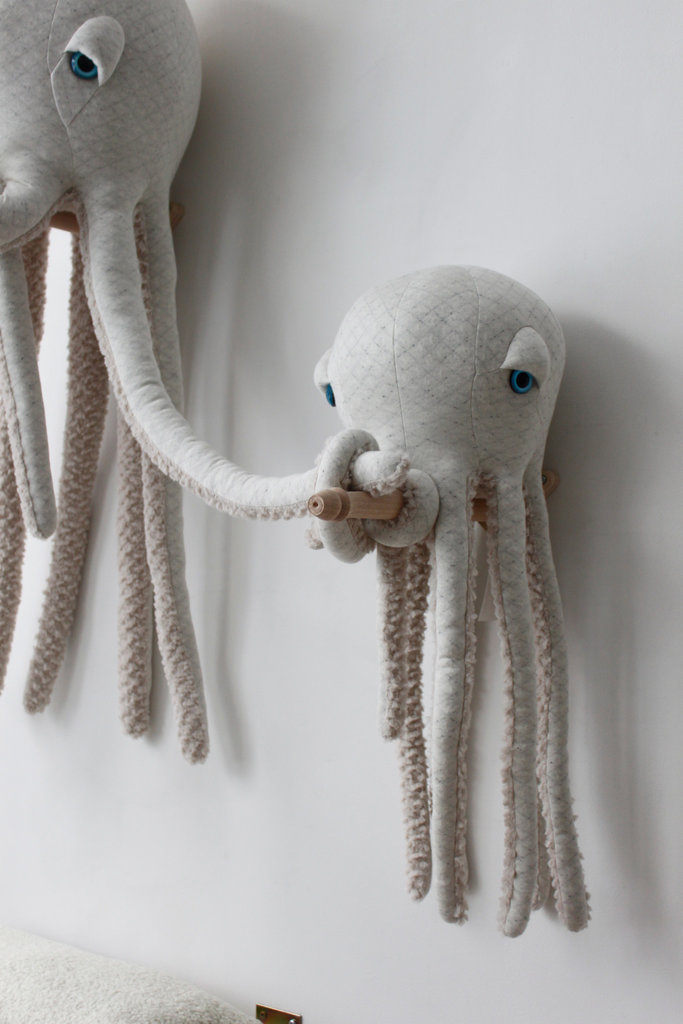 BigStuffed Small albino octopus