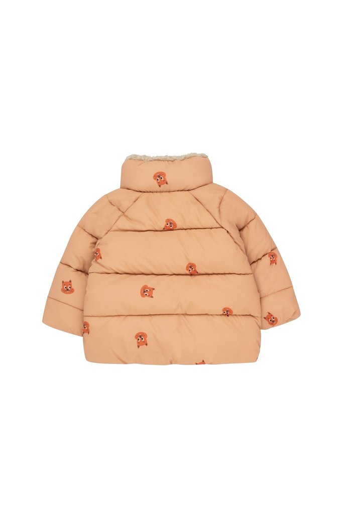 Tiny Cottons SQUIRRELS PADDED BABY JACKET toffee/true brown
