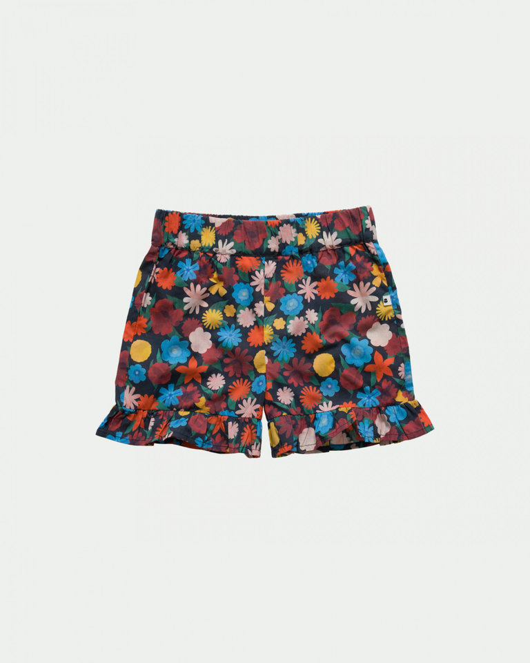 Maed for mini FLOWERY FOSSA SHORTS