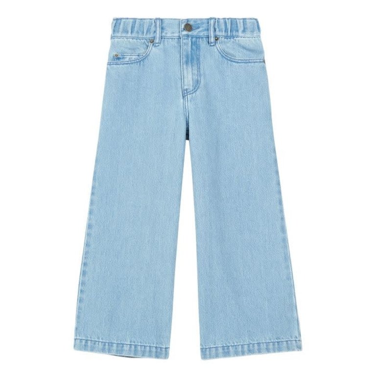 HUNDRED PIECES Flared organic denim trousers